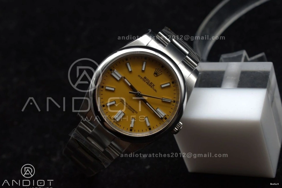 904L Best 41mm Clean Yellow VR3230 Perpetual Edition Oyster Steel 124300 Dial 1:1 1112